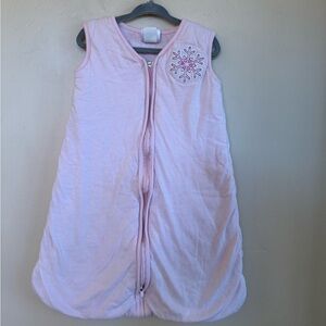 Halo Pink Sleep Sack with Snowflake Design